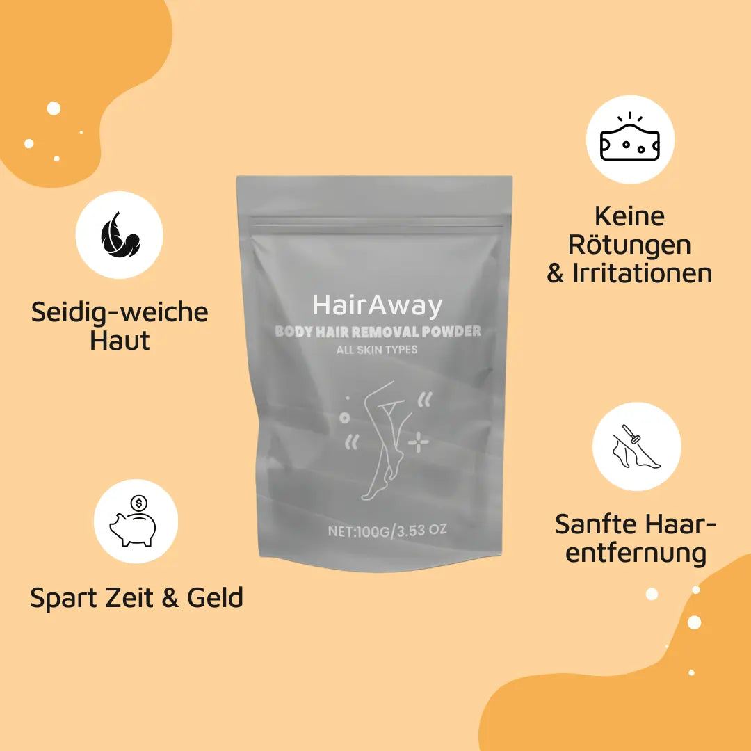 Hair-Away | Schnelle und effektive Haarentfernung (1+1 GRATIS Aktion)