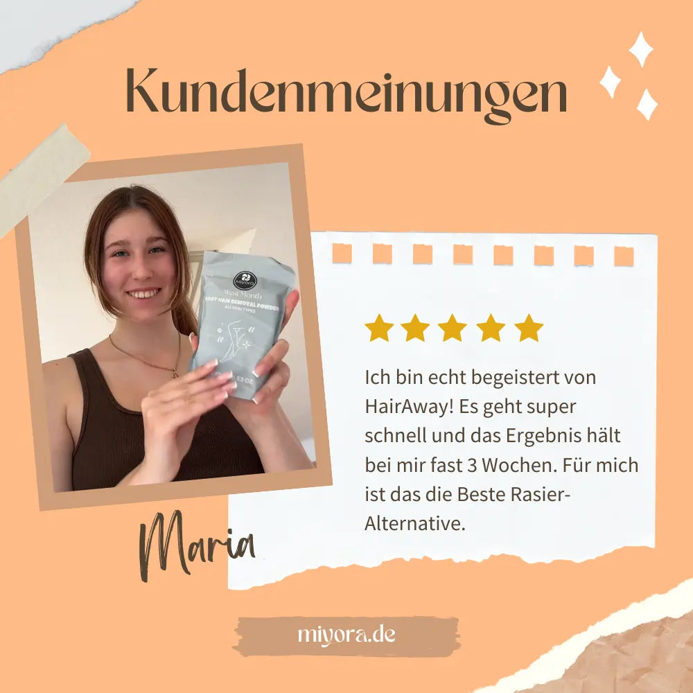 HairAway | Schnelle und effektive Haarentfernung (1+1 GRATIS Aktion)