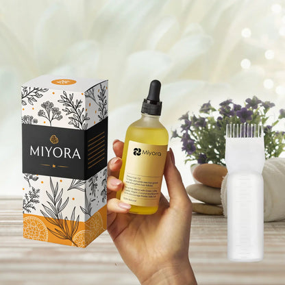 MIYORA Natur Haaröl - Mit 12 nährenden Ölen - Jetzt im Angebot!